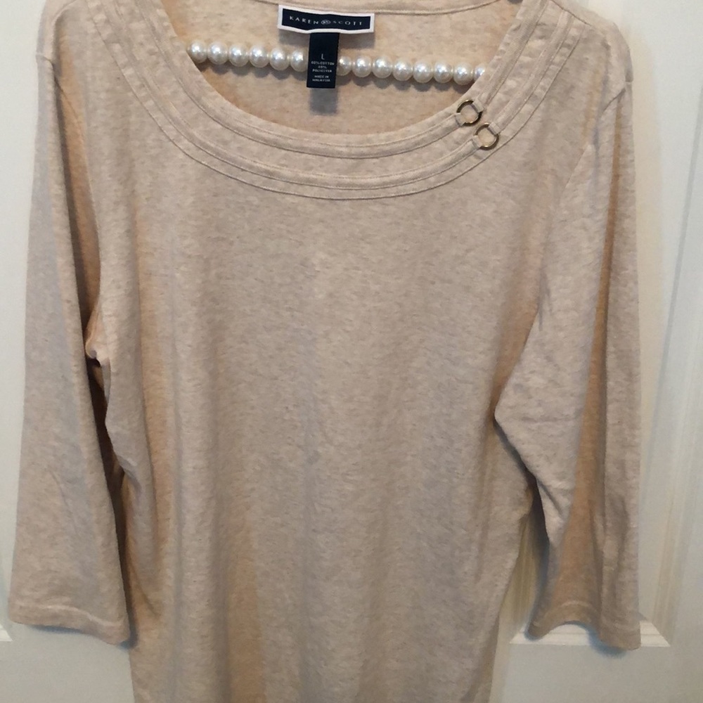 Karen Scott Long Sleeve Shirt